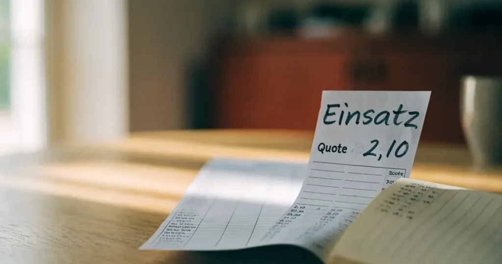 Ein Taschenrechner liegt neben einem Bleistift und einem karierten Blatt mit handgezeichneten Kurven auf einem hellen Holztisch.